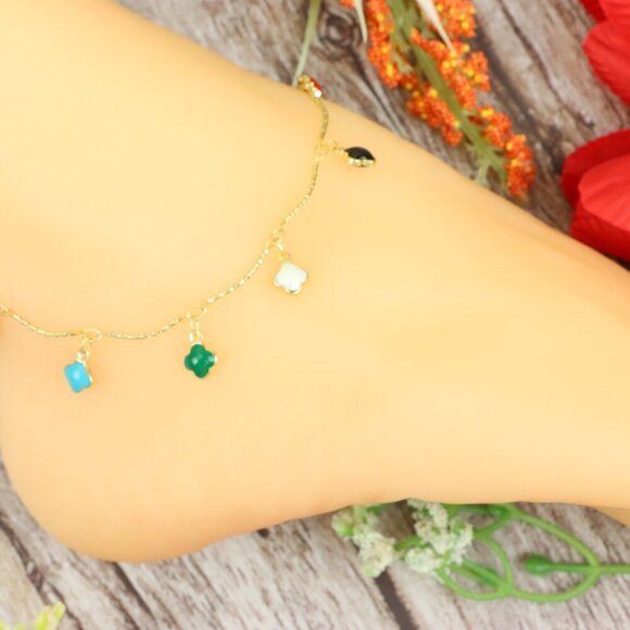"Dainty Anklet for Women – Elegant Everyday Jewelry & Perfect Gift | MLCRC1340 - Picture 5 of 10